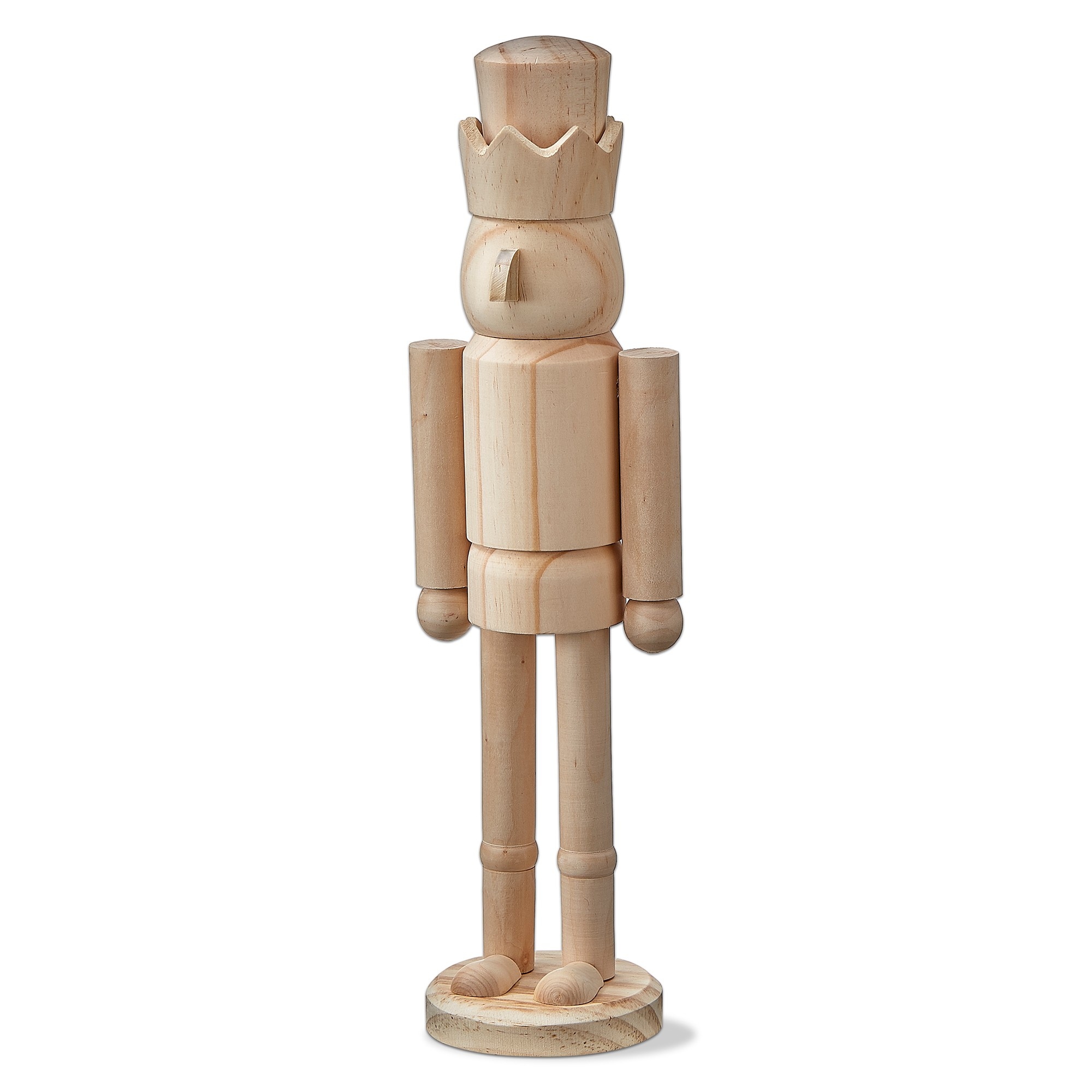 DIY Wooden Nutcracker with Crown Decor 14.56