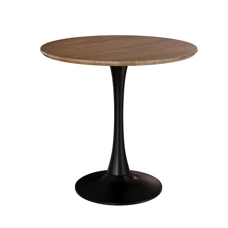 5 Pieces Dining Set, Round Dining Table with 4 Chairs