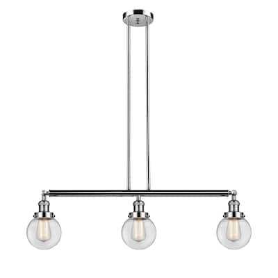 Innovations Lighting Beacon 3 Light 39" Wide Linear Chandelier