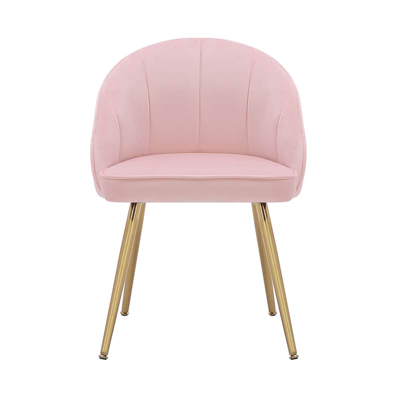 Porthos Home Daija Velvet Dining Chairs with Gold Legs