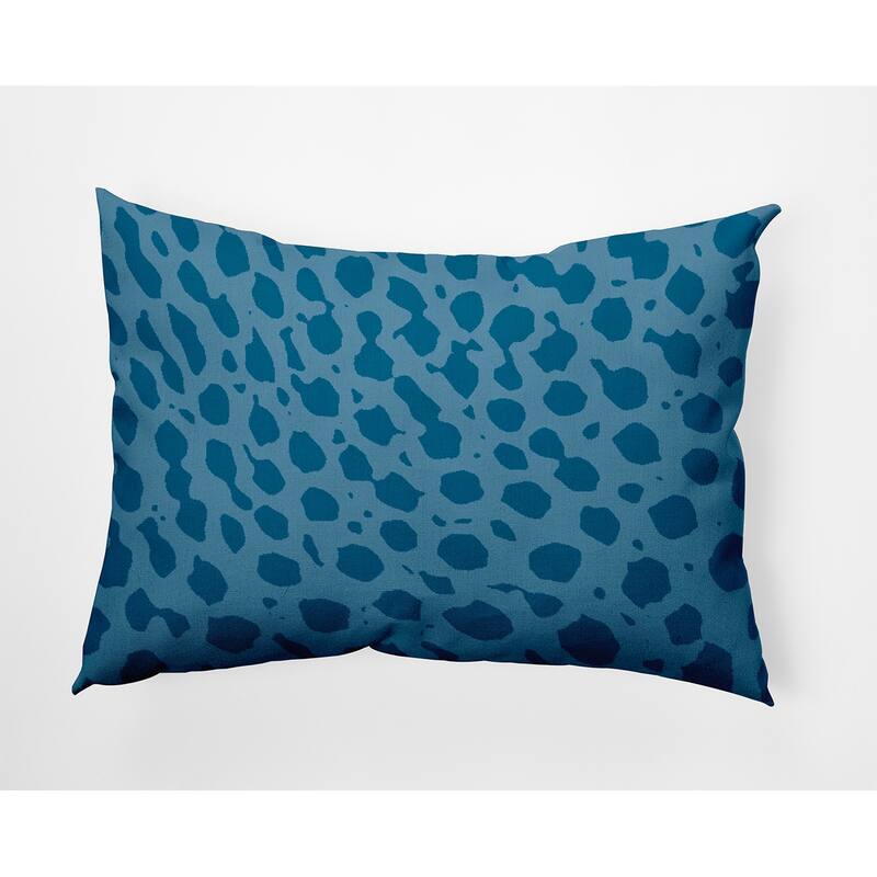 Lots of Spots Decorative Throw Pillow - Teal - 14" x 20"
