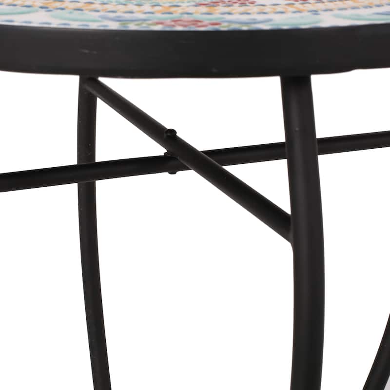 Lansdowne Indoor Side Table with Tile Top by Christopher Knight Home