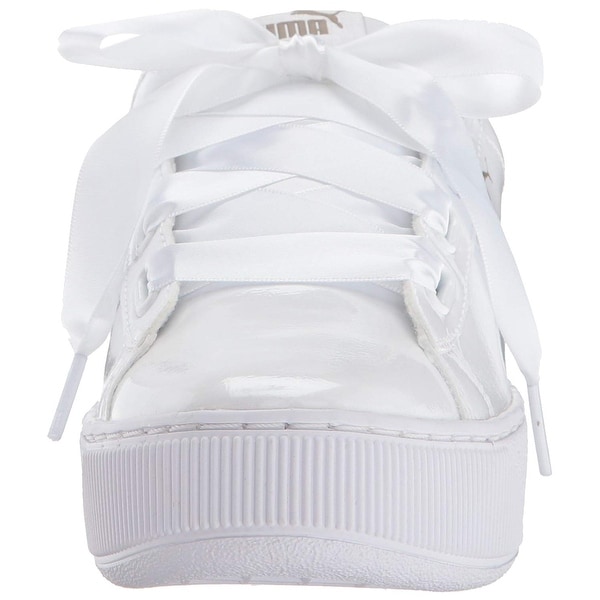 puma ribbon lace sneakers