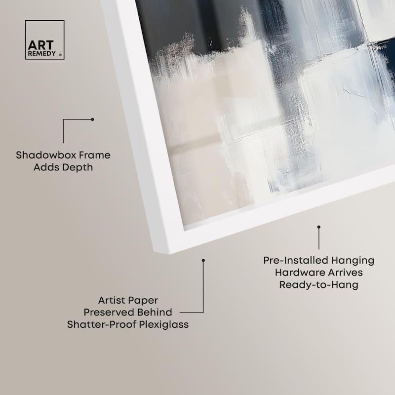 Blue Mood Depth II Shadowbox by Art Remedy