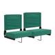 2 Pack 500 lb. Rated Lightweight Stadium Chair-Handle-Padded Seat