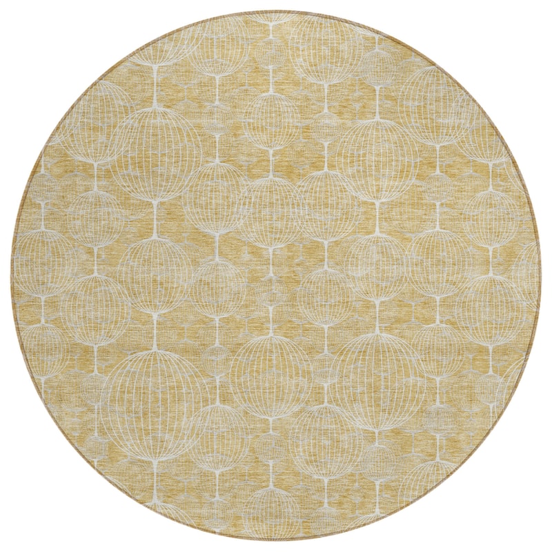 HomeRoots Geometric Transitional Rectangle Outdoor Rug