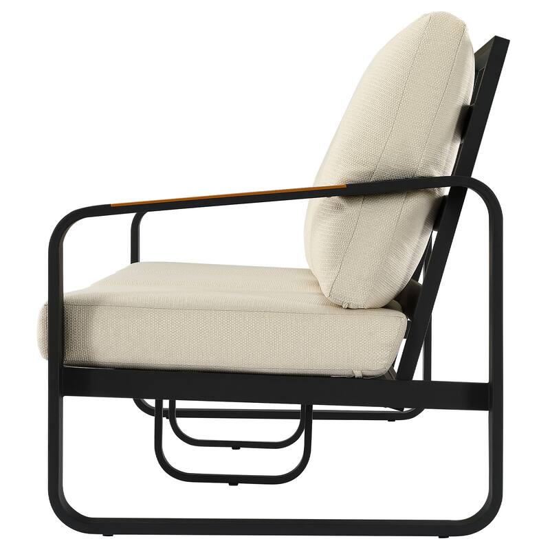 Outdoor Patio Conversation Chair, Loveseat, Sofa with Removable Cushions