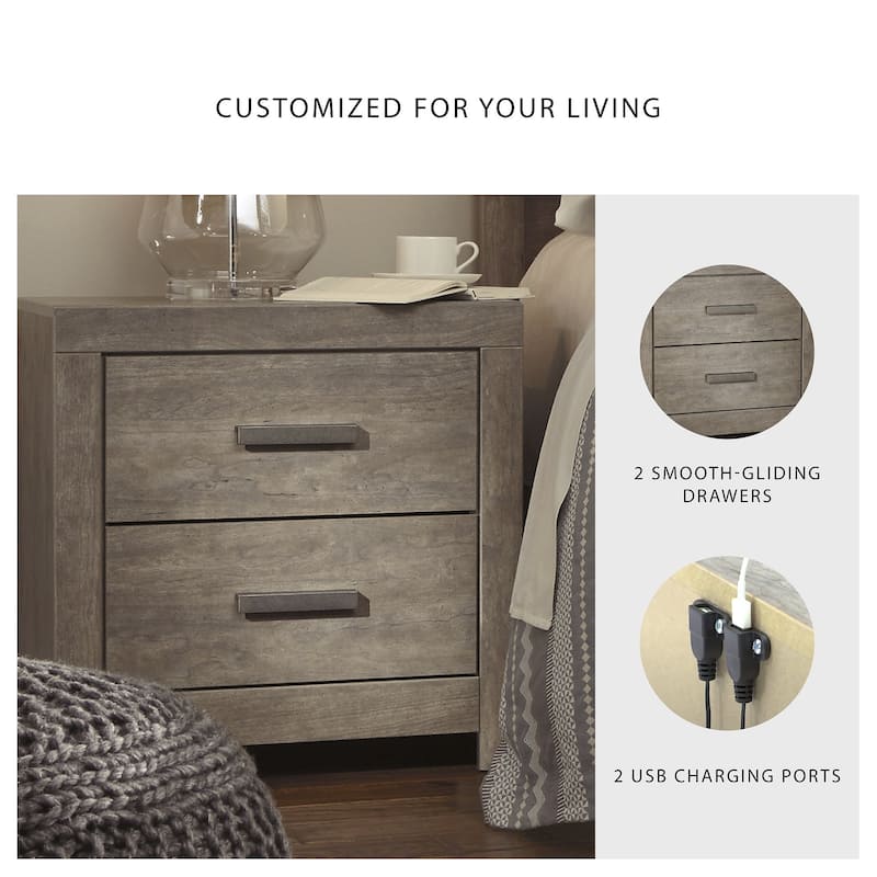 Carbon Loft Balnain 2-drawer Night Stand