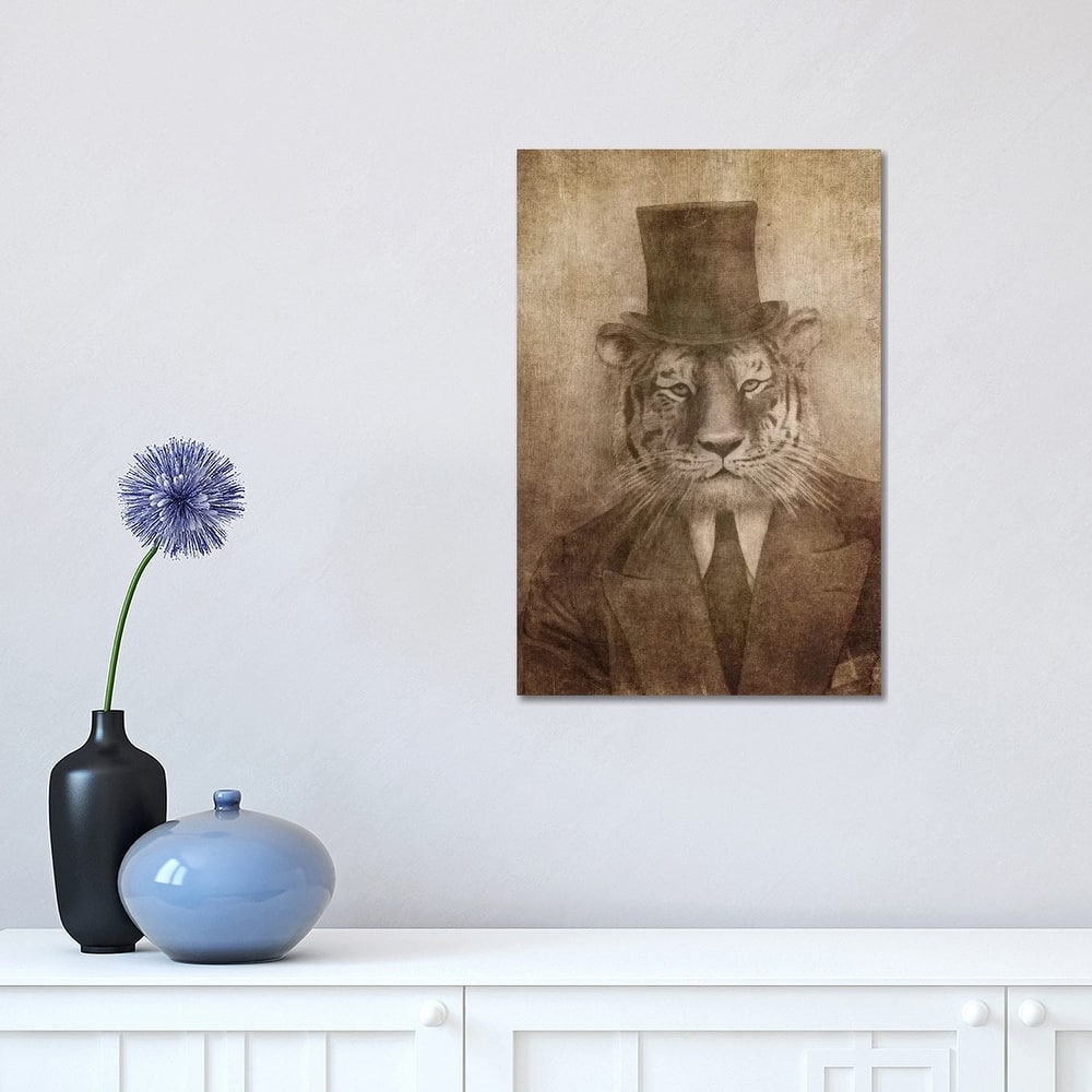 iCanvas "Sir Tiger" by Terry Fan Canvas Print