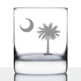 thumbnail interactive-video image 1 of South Carolina Palmetto State Shot Glass – World By Shotglass All-American Collection 1 of 4