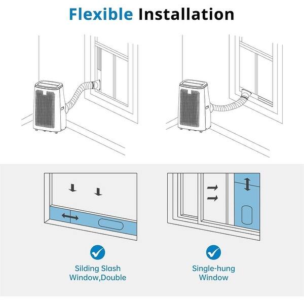 Portable Air Conditioner , 3-IN-1 Quiet Portable AC Unit with Remote Control