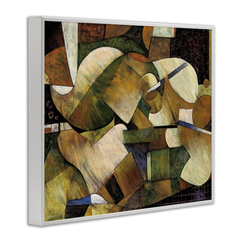 Stupell Expressive Geometric Abstraction Framed Giclee Art Design By Jonathan Parsons