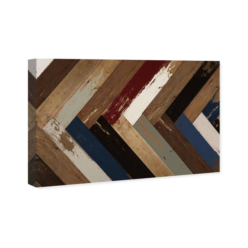 Wynwood Studio Canvas Abstract Wood World Traditional Brown and Dark Brown Modern & Contemporary Wall Art Canvas Print