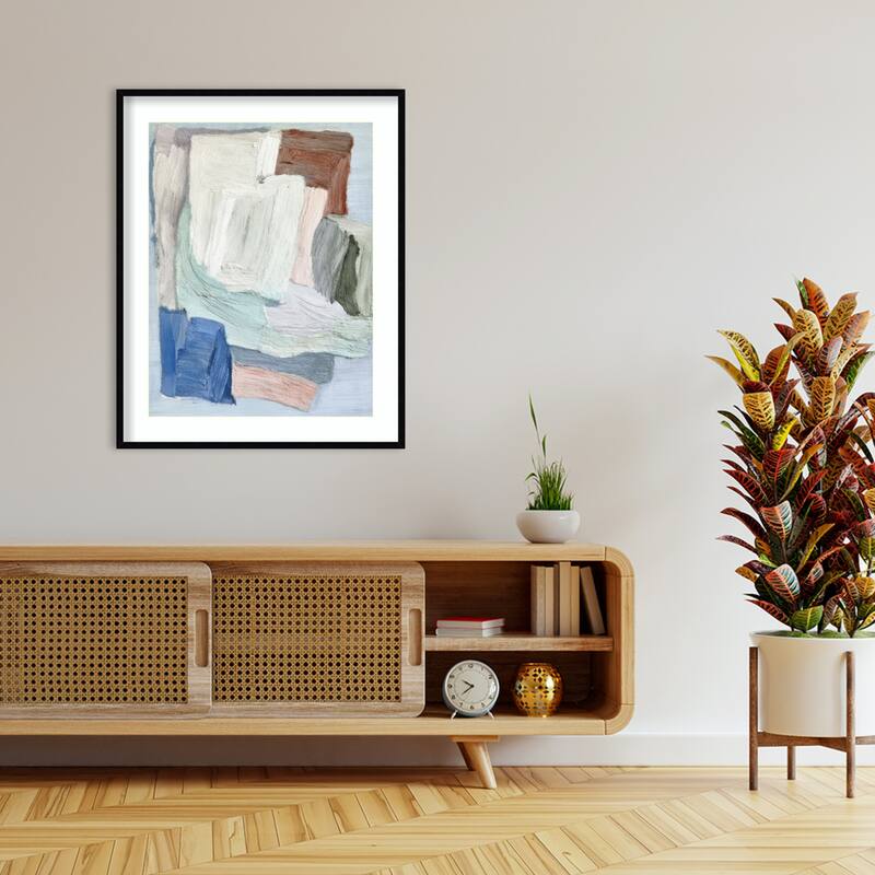 Faded Clay No. 2 by Paula Freeman Wood Framed Wall Art Print
