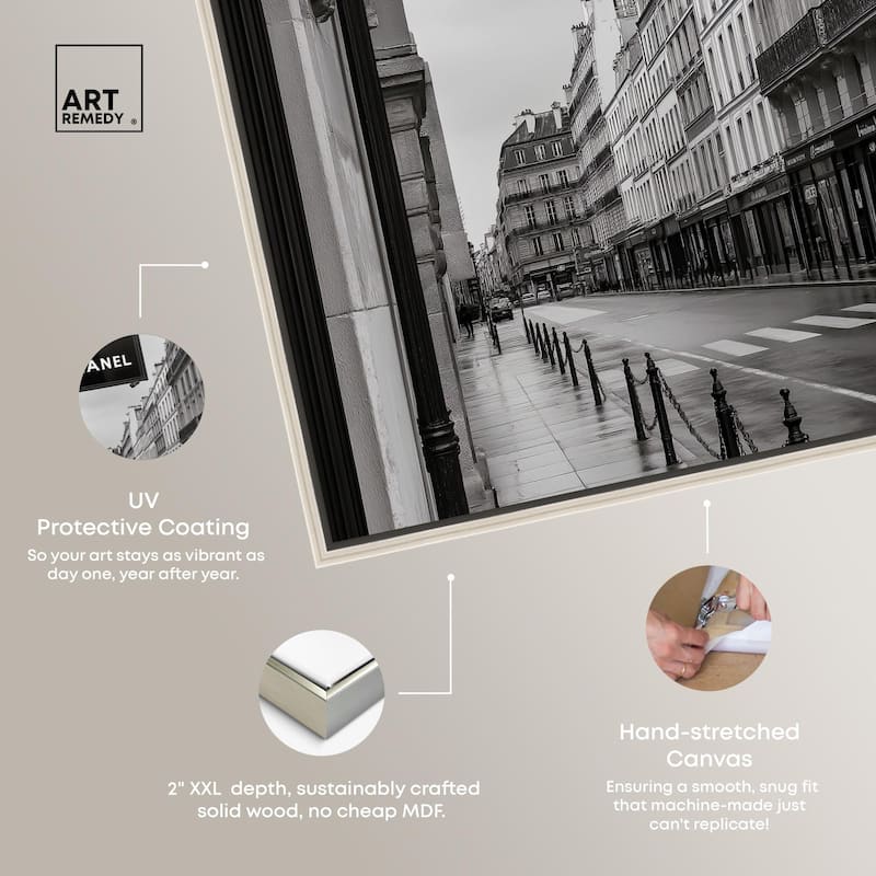 Parisian Fashion Star Canvas by Art Remedy