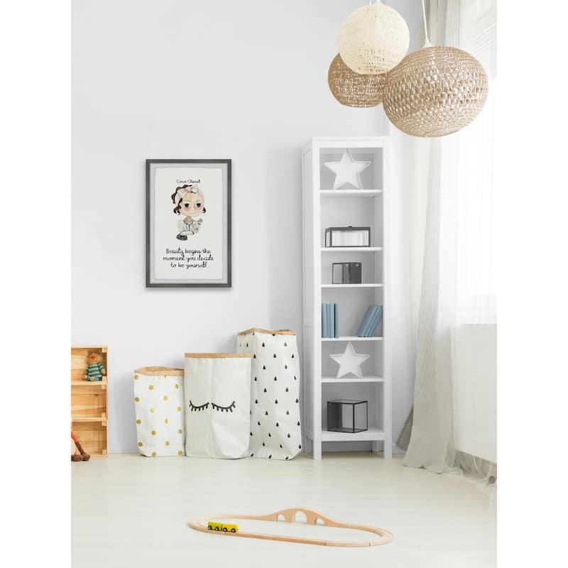 'Beauty Begins' Framed Painting Print