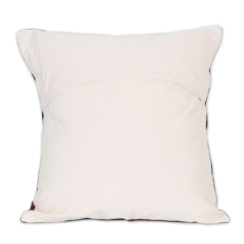 Novica Handmade Desert Wind Chain Stitched Cotton Cushion Covers (Pair)