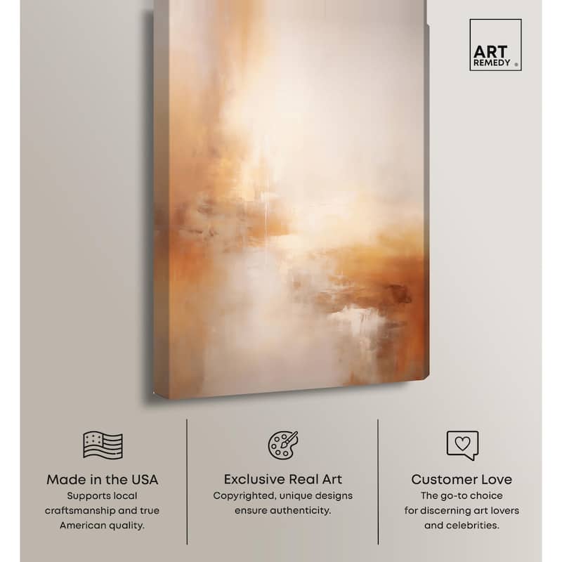 Dusky Dunes Canvas by Art Remedy, Gallery Wrapped