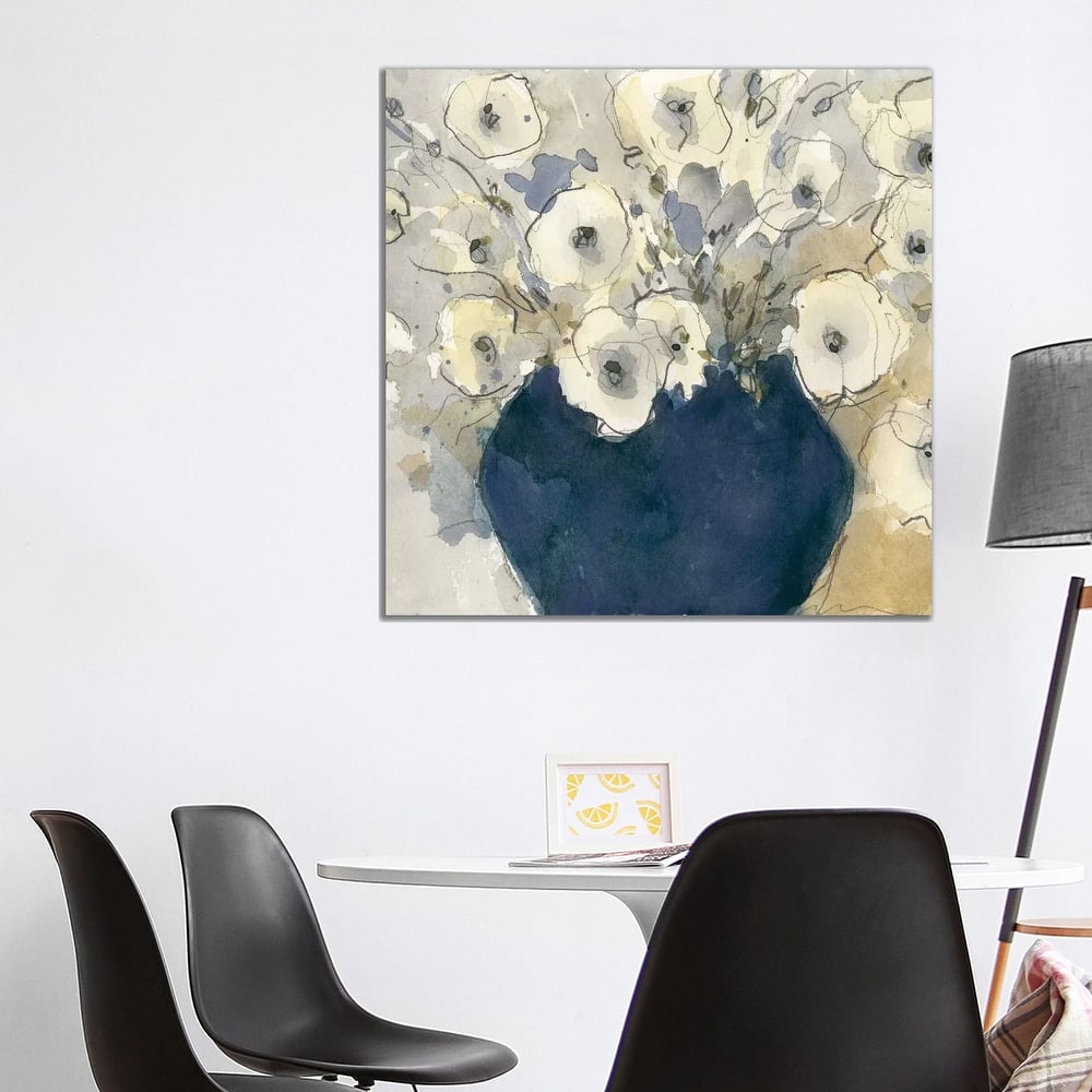 iCanvas "White Blossom Study II" by Samuel Dixon Canvas Print