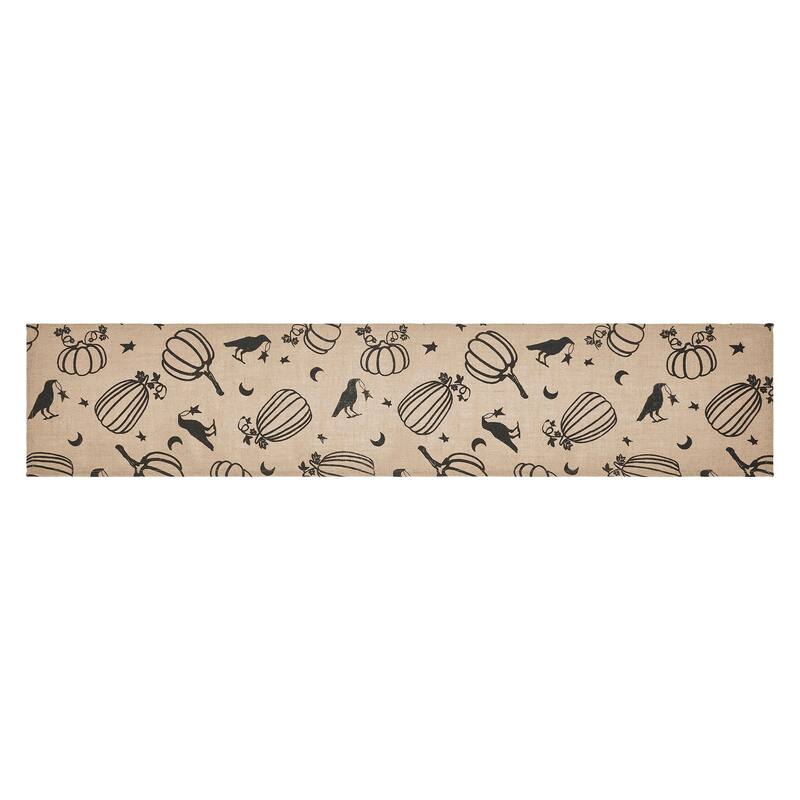 Raven Harvest Burlap Jute Runner 12x36