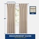 preview thumbnail 11 of 58, DriftAway Pinch Pleat Linen Textured Semi Sheer Solid Curtains Back Tabs
