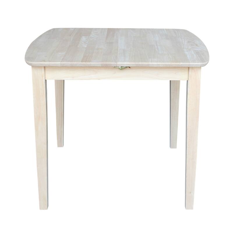International Concepts Unfinished Shaker-style Parawood Dining Table with Butterfly Extension