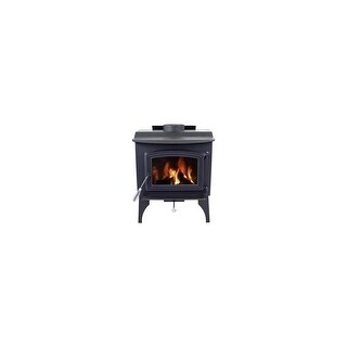 Shop Pleasant Hearth Ws 2417 1200 Sq Ft Small Wood Burning Stove Black Overstock 15013416