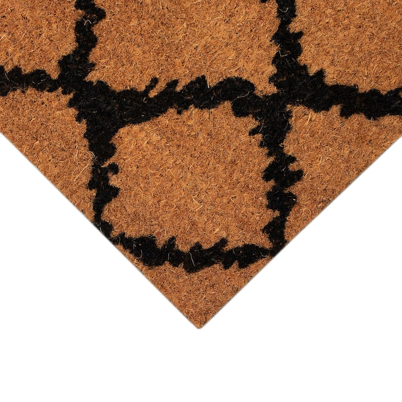 Liora Manne Trellis Coir Welcome Door Mat (1'6" x 2'6")