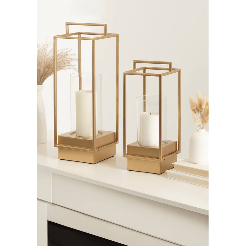 Kate and Laurel Brandt Candle Holder Set