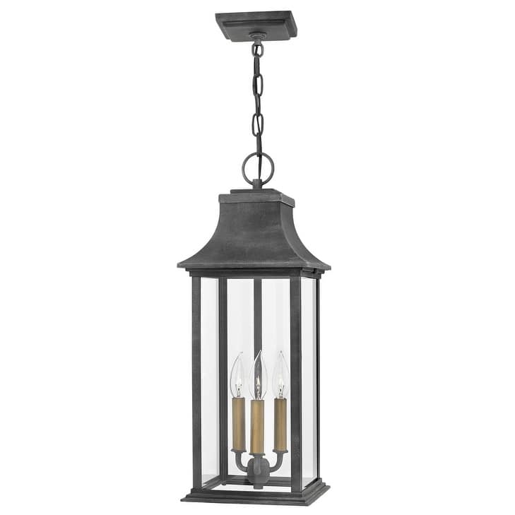 Hinkley Lighting Adair 3 Light 8-1/2" Wide Outdoor Heritage Mini