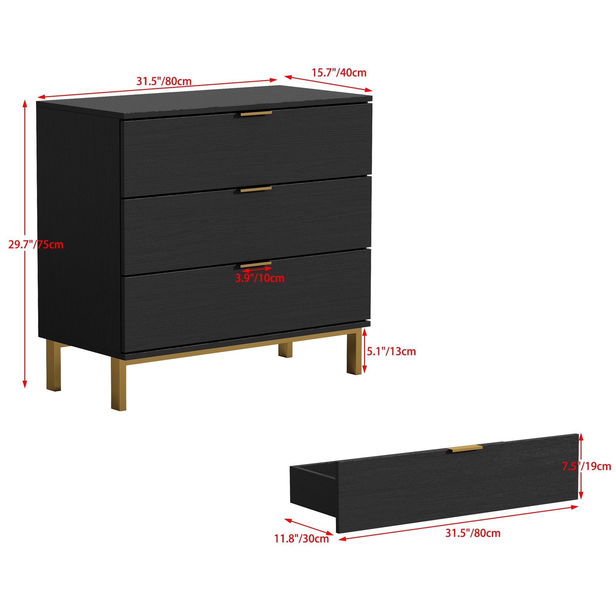 black 3 drawer dresser Cozy Home, Dresser, Nightstand with Storage its designed to fit seamlessly with multiple units IKEA BRIMNES 3-drawer dresser, black,