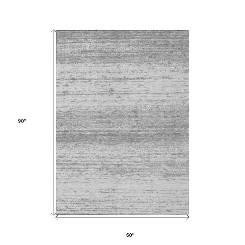 HomeRoots Striped Transitional Rectangle Outdoor Rug