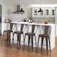 Andeworld farmhouse bar stools ,counter height bar stools set of 4 - Set of 4