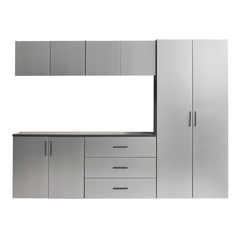 Astro Series 96 in. W x 79 in. H x 20 in. D Garage Cabinet Set B (6-Piece) - 19.69" D x 94.5" W x 78.74" H