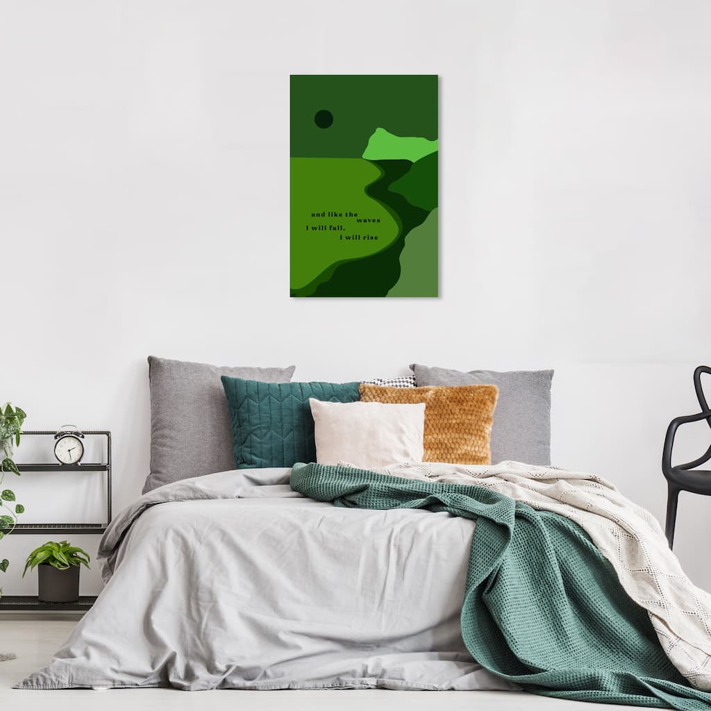 Wynwood Studio Canvas Typography and Quotes The Purple Abundance Purple and Modern & Contemporary Wall Art Canvas Print