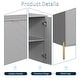preview thumbnail 42 of 56, Clihome 2-Door Storage Media Accent Buffet Sideboard