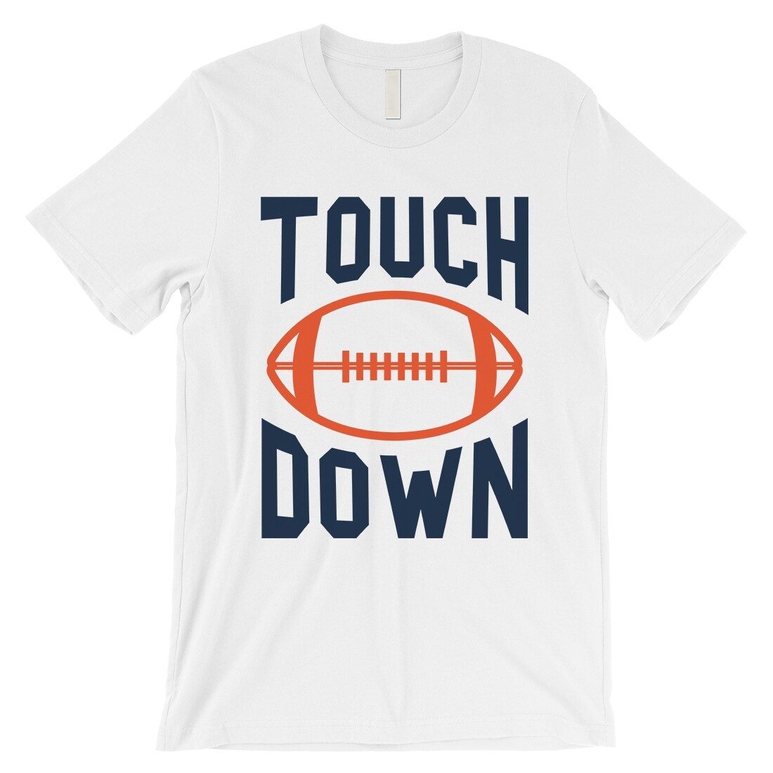 Shop Touchdown Denver T Shirt Mens Funny Game Day White Tee Shirt