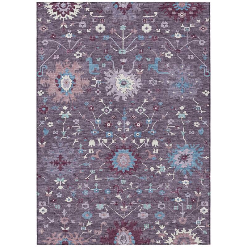 Machine Washable Indoor/ Outdoor Global Dillon Chantille Rug