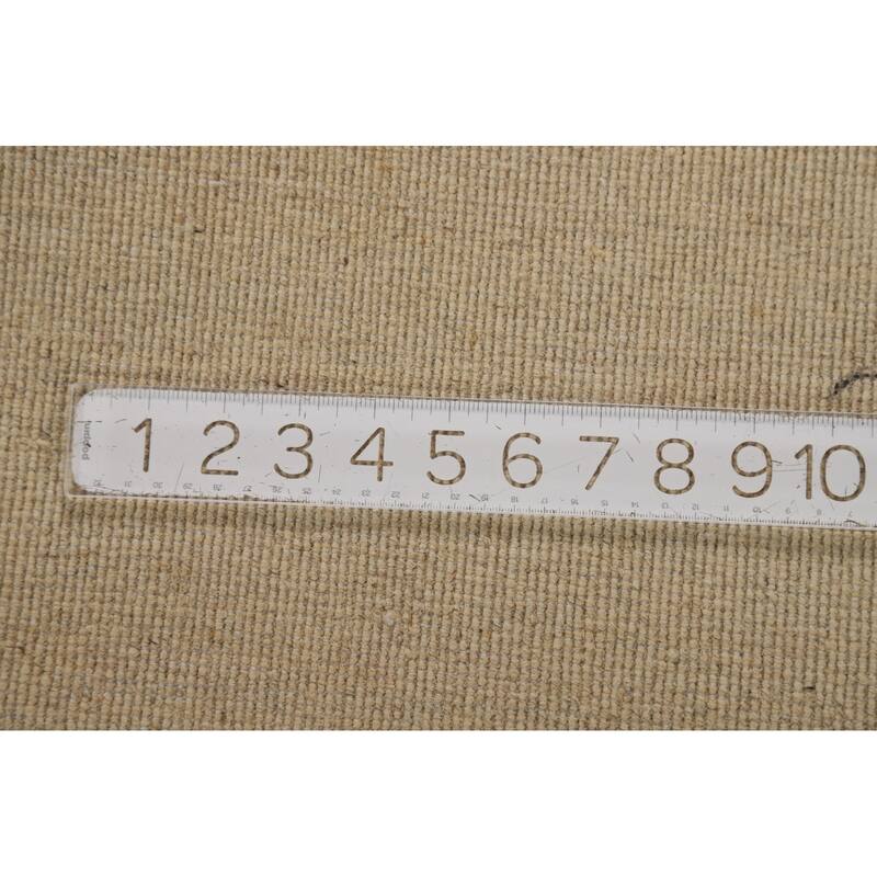 Modern Gabbeh Oriental Foyer Rug Handmade Solid Wool Carpet - 3'0"x 4'10"