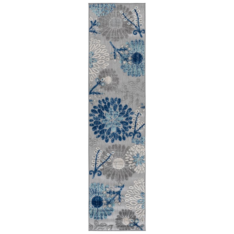SAFAVIEH Cabana Hillechien Indoor/ Outdoor Waterproof Patio Floral Rug