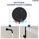 preview thumbnail 22 of 40, Wall Mounted Tub Faucet with Hand Shower Tub Filler Faucet Set