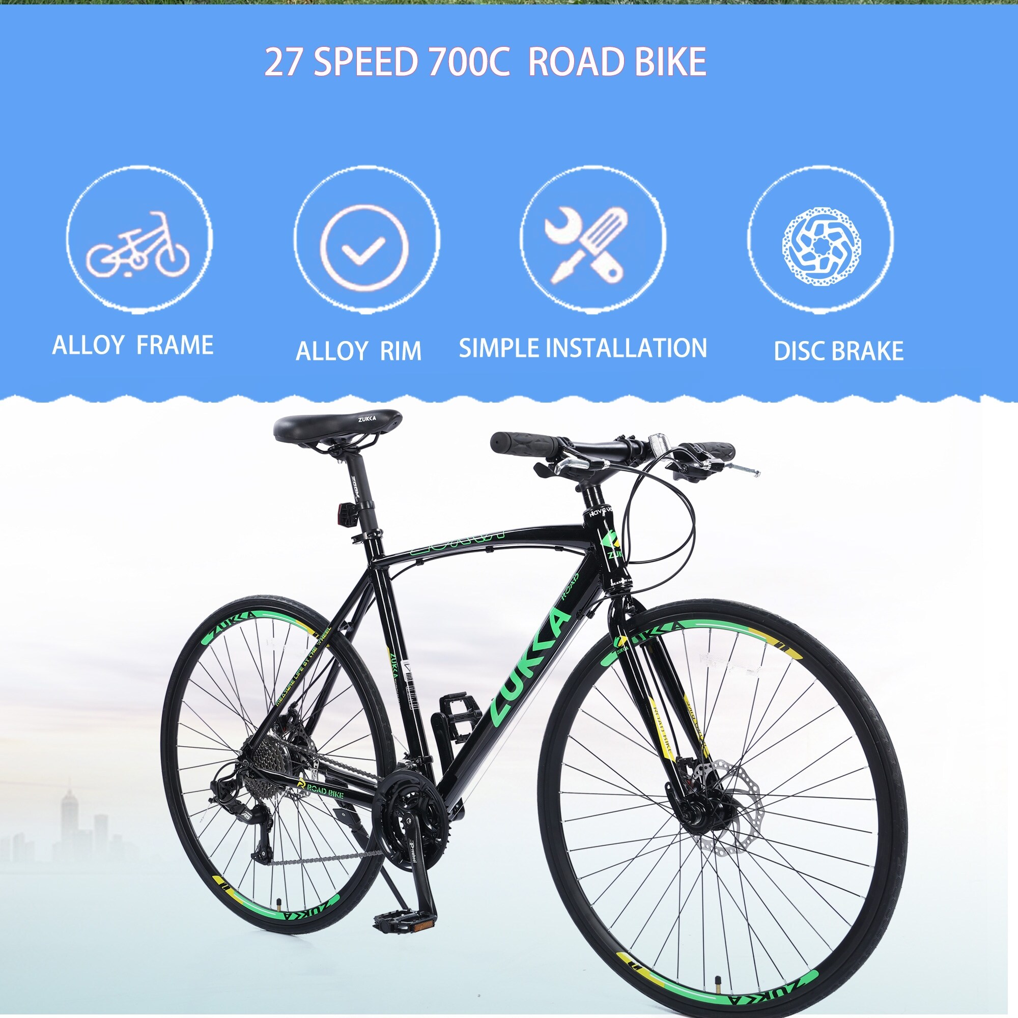27 speed outlet hybrid bike