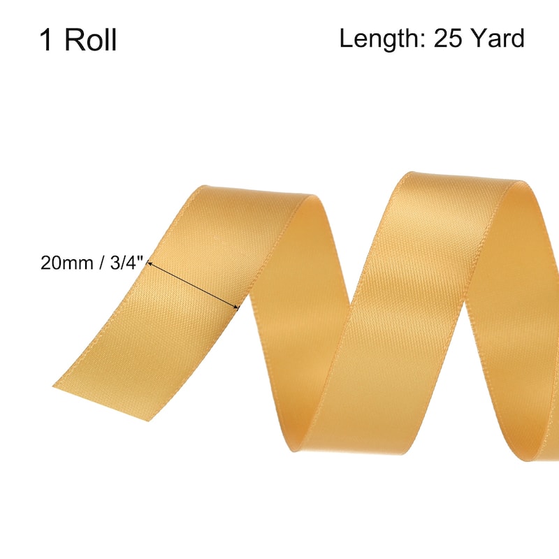 Satin Ribbon Grosgrain Thin Solid Silk Wedding Bouquet Ribbon Decor
