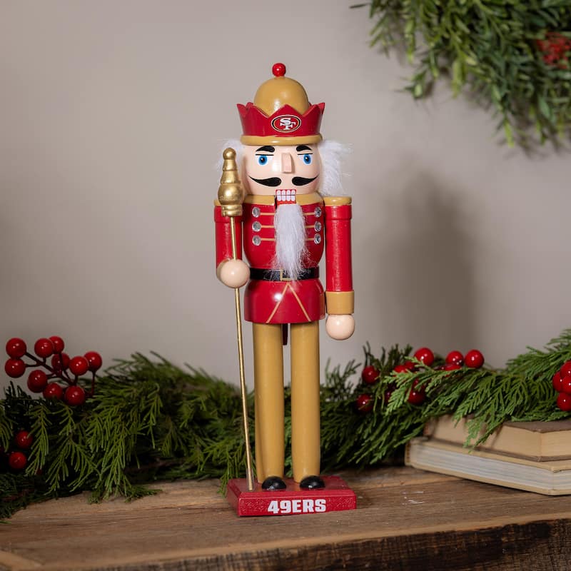 Nutcracker Statue, San Francisco 49ers - 4.92''W x 4.53''H x 13.78