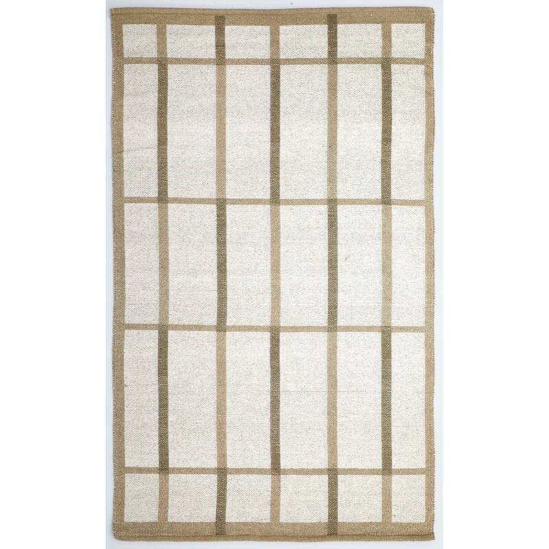 Terra by Obeetee Aurora Lira Ivory Rug - Lavender/Ivory - 3' x 5'