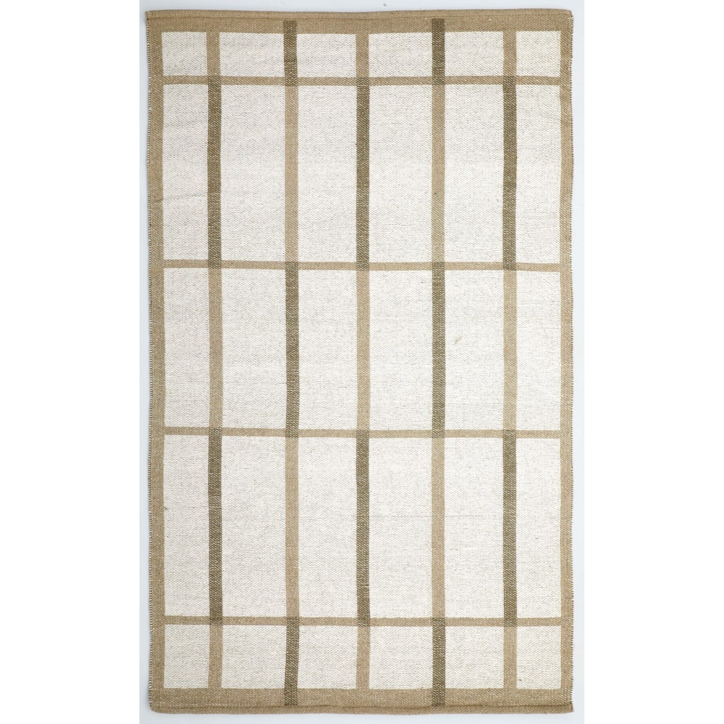 Terra by Obeetee Aurora Lira Ivory Rug