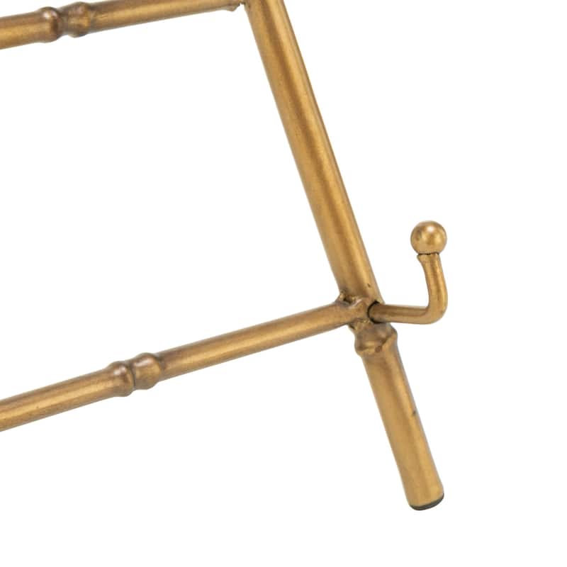 Tabletop Metal Bamboo Style Easel - 13"