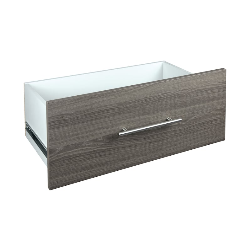 ClosetMaid SuiteSymphony Modern Drawer (25 x 10 in.) - Graphite Grey