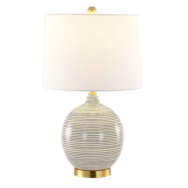 SAFAVIEH Lighting Kremp 23" Table Lamp W/ USB - 14"W x 14"D x 23"H