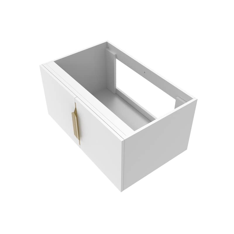 Alpine 30" Wall Mounted Bathroom Vanity (Base Only)
